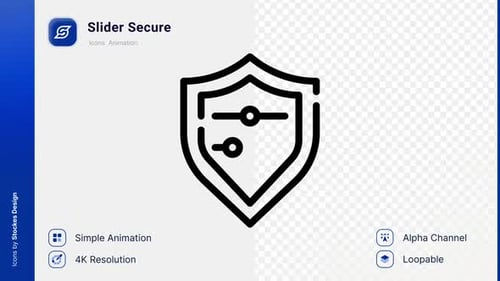 Animation Slider Secure Icon