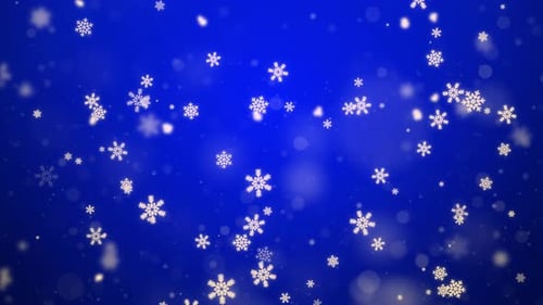 Blue Snowflakes