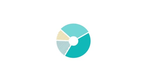 Animated Flat Design Pie Chart Data Visualization