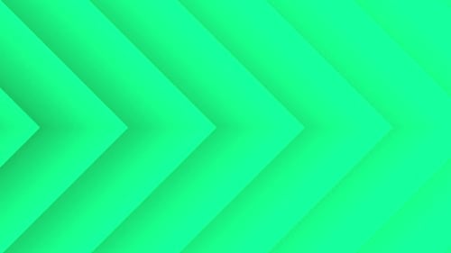Green Geometric Chevron Arrows Motion Background