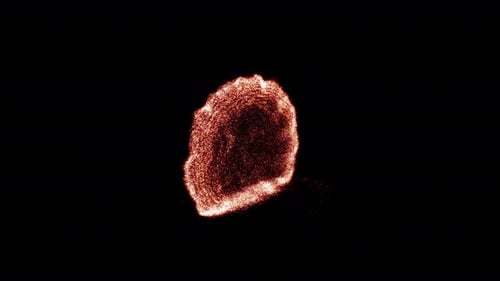 Glowing Particle Burst Reveal