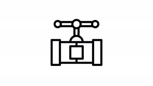 pipeline line icon animation