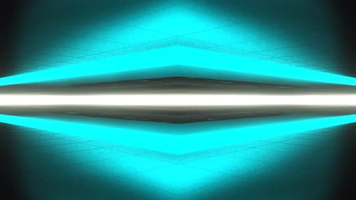 Pink And Cyan Neon Light Space Dimension Background Vj Loop In 4K