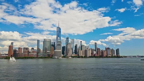 NYC The Skyline of New York City New York Manhattan Panorama From Drone NYC Aerial Skyline USA