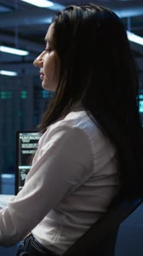 Vertical Video Software Developer in Data Center Ensuring System Can Handle Networking Tasks