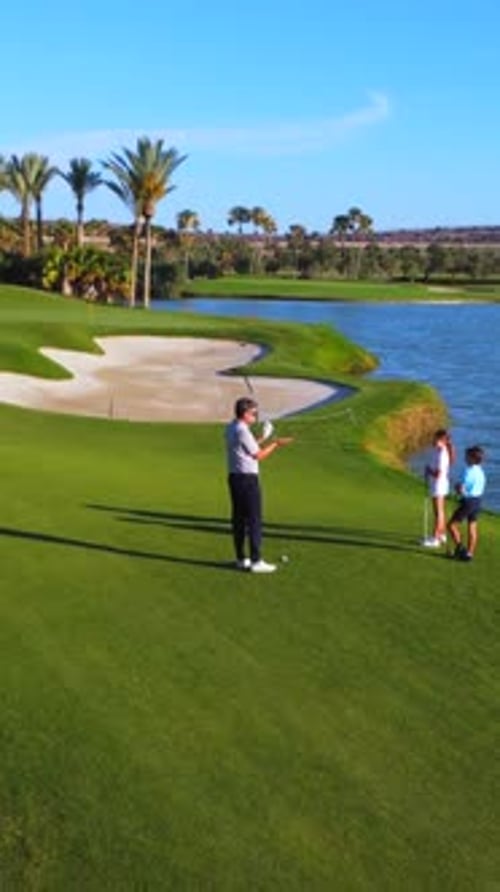 Golfing on a Bright Sunny Day