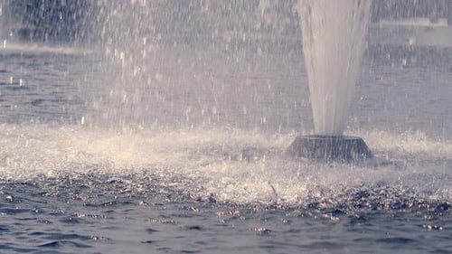Water Fountain in . Splashing Streams of Water Fountain. Fountain Water