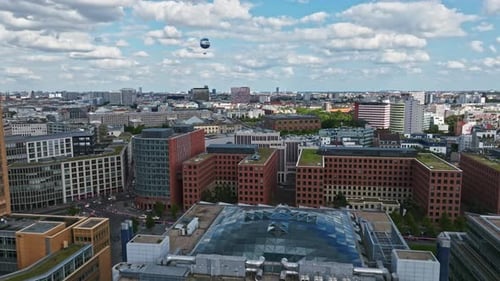 Aerial view of Potsdamer Platz , Berlin , Germany
