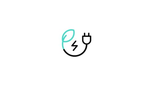 Animiertes Symbol für erneuerbare Energien