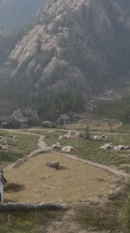 Old Houses High in the Mountains