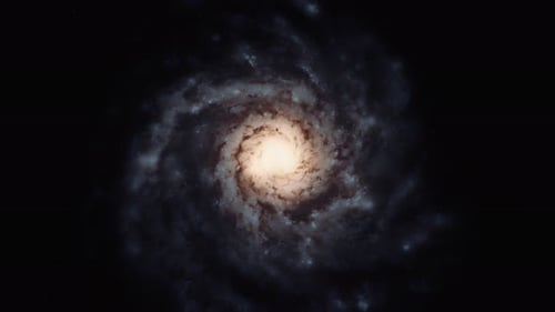 Deep Space Galaxy Spiral Spinning Loop Animation