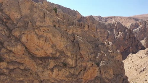Aerial View Of Giant Rocks And Hills