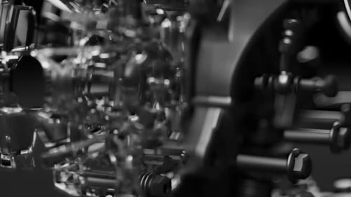 Precision Engineered Mechanical Components 3D Animation