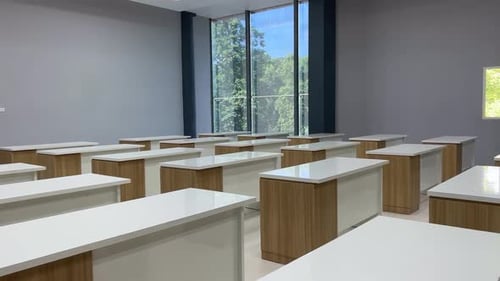 Empty Classroom in the University