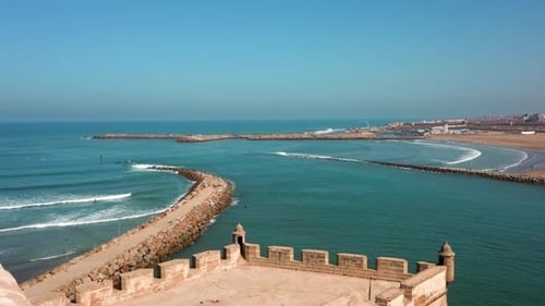 Verkauf Die Küste von Medina und die Sandstrände entlang des Atlantischen Ozeans vom Aussichtspunkt Ouyadas in R aus