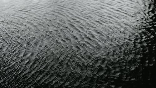 Abyss Collection: Top angle shot of calm waves floating