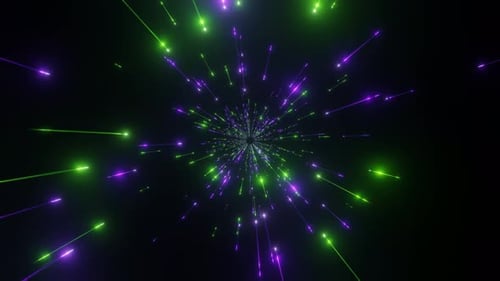 Purple And Lime Moving Glitter Background Vj Loop In 4K
