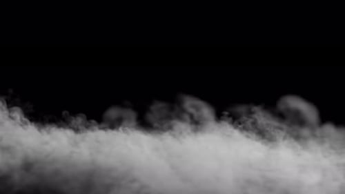 Realistic Ground Fog Smoke Overlay