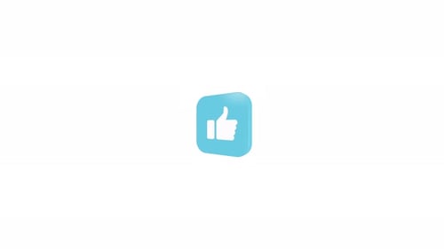 Animated 3D Thumbs Up A Dynamic Like Button Animation