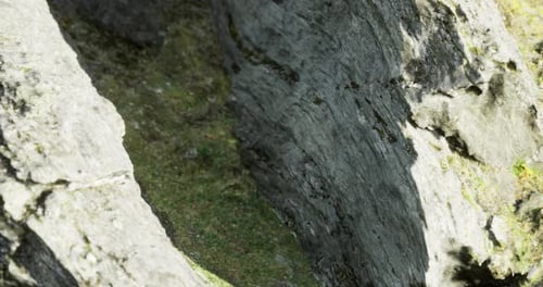 Exploring Ancient Rock Formations in a Serene Natural Landscape