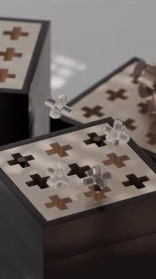 Animação em loop 3D Jumping Cross