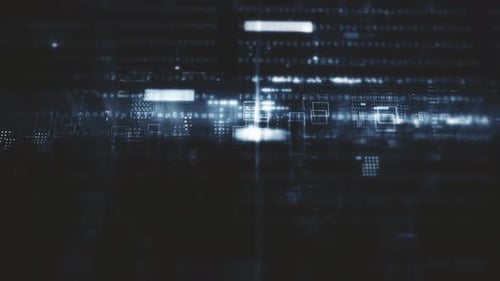 Contexte de simulation de matrice de données d'affichage d'écran avancé 24