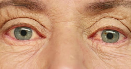 Extreme Close Up of a Person's Eyes