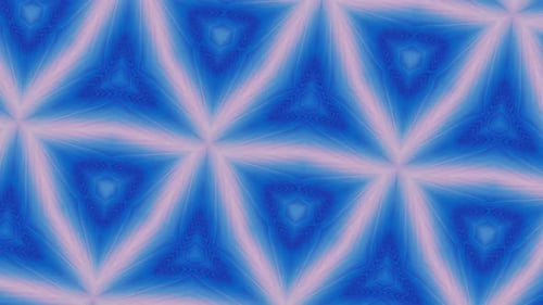 Abstract Geometric Kaleidoscope Seamless Loop