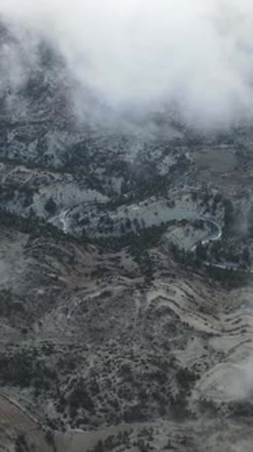Vue panoramique de la Terre par Drone