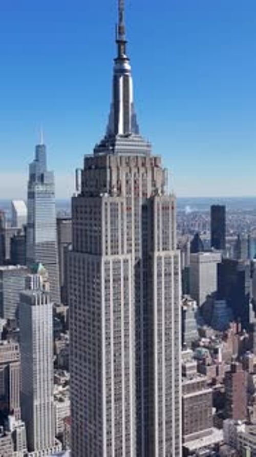 Empire State Building At Manhattan In New York United States.