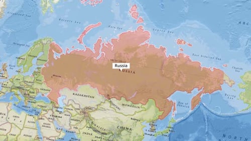 Animated Global Map Zoom with Country Highlight