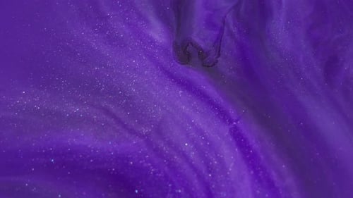 Abstract Purple Liquid Background with Glitter