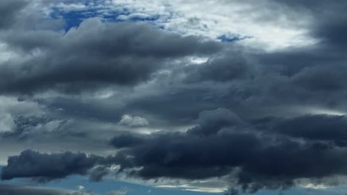 Dark Rainy Clouds Time Lapse 3