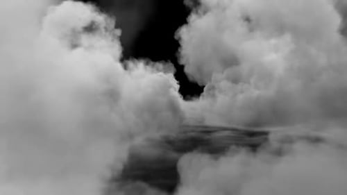 Dynamic Realistic Smoke Transition with Alpha Channel