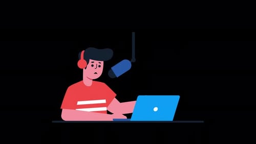 Podcast Animation 4K