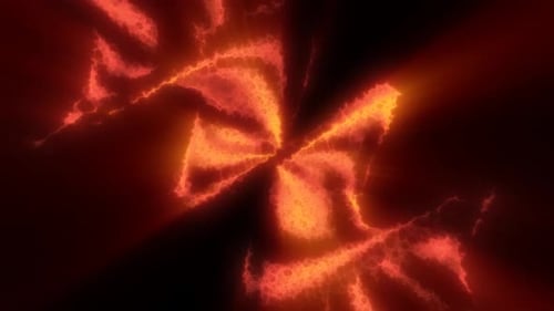 Fluid Abstract Glowing Energy Reveal Background