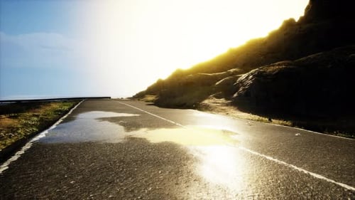 Autopista Sea to Sky en la costa oeste del Océano Pacífico