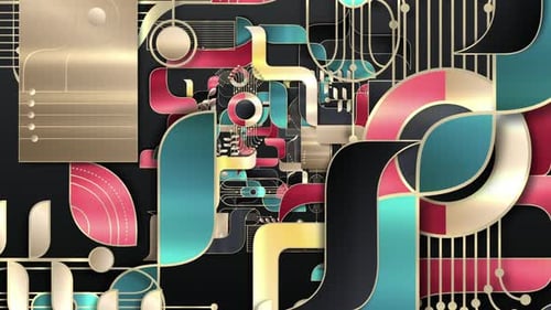 Plano de fundo art déco moderno 1