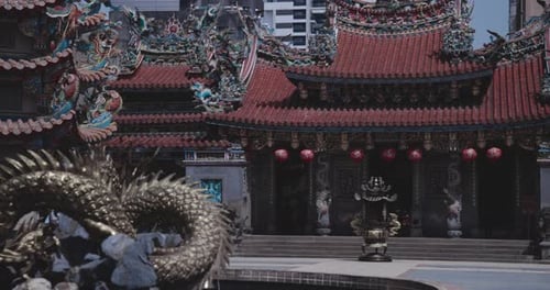 The Exterior Of The Taoist Temple In Taoyuan