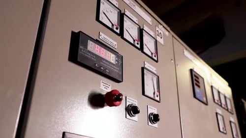Control Panels in Electrical station