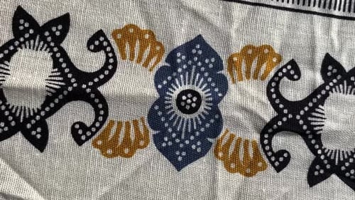 Indonesisches Batiktuch