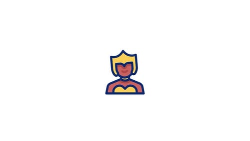Superhero Animated Icon