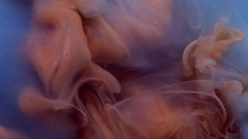 Ink Smog Paint Color Cloud Chemical Wave Mix Fluid