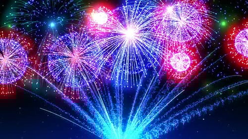 Vibrant Fireworks Celebration Display for Festive Events