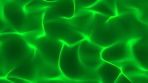 Abstract green color water particles background