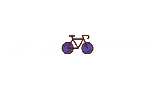 Animation der Fahrrad-Symbole