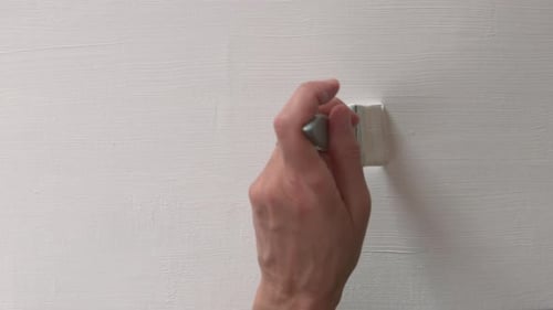 Painting White Canvas