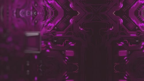 Circuit Board Background - Computer, Data, Technology