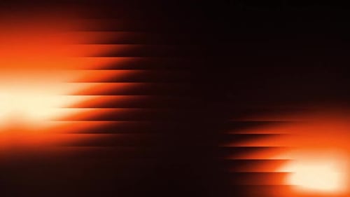Digital Glitch Horizontal Light Streaks Background Animation