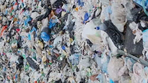 Plastikflaschen und Säcke voller Umweltverschmutzung im Meer Das Problem der Umweltverschmutzung